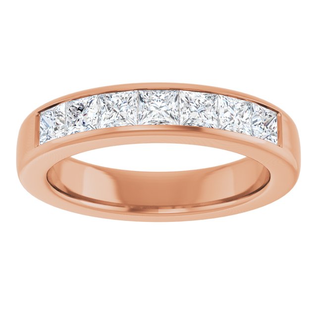 14K Rose Gold 1 3/4 CTW Natural Diamond Band