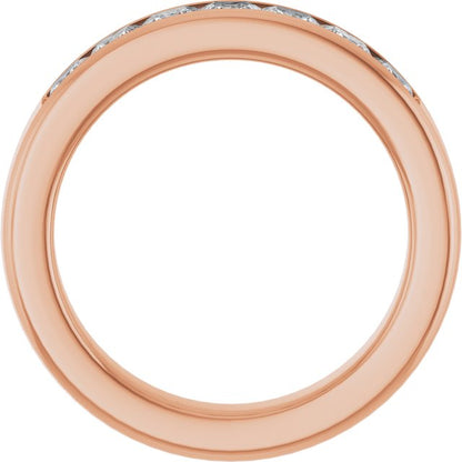 14K Rose Gold 1 3/4 CTW Natural Diamond Band