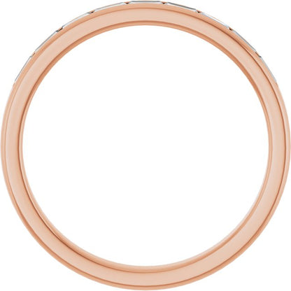 3/8 CTW Lab-Grown Diamond Band, 3.03 mm