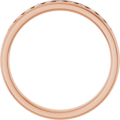 3/8 CTW Lab-Grown Diamond Channel-Set Band
