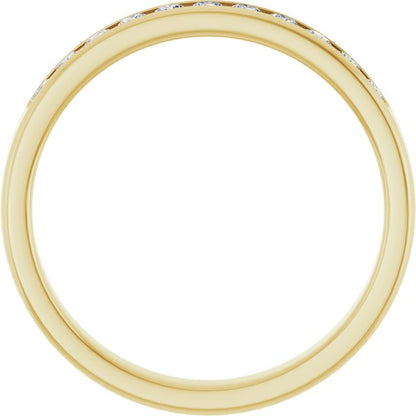 3/8 CTW Lab-Grown Diamond Channel-Set Band