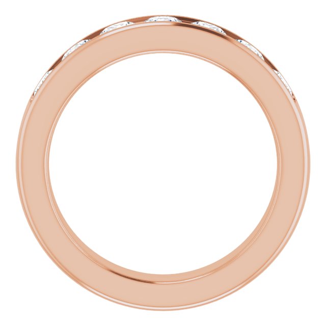 14K Rose Gold 1 7/8 CTW Natural Diamond Band