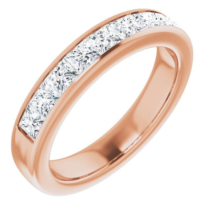 14K Rose Gold 1 3/4 CTW Natural Diamond Band