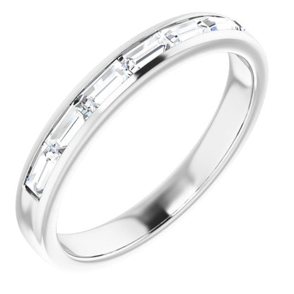 3/4 CTW Lab-Grown Diamond Band, 3.5 mm