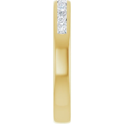 1/2 CTW Lab-Grown Diamond Band, 3.5 mm