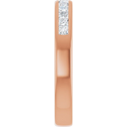 1/2 CTW Lab-Grown Diamond Band, 3.5 mm