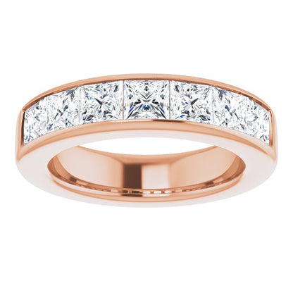 14K Rose Gold 3 3/4 CTW Natural Diamond Band