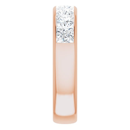 14K Rose Gold 3 3/4 CTW Natural Diamond Band