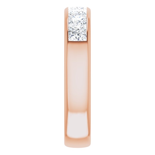 14K Rose Gold 2 1/8 CTW Natural Diamond Band
