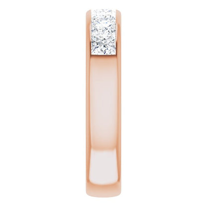 14K Rose Gold 2 1/8 CTW Natural Diamond Band