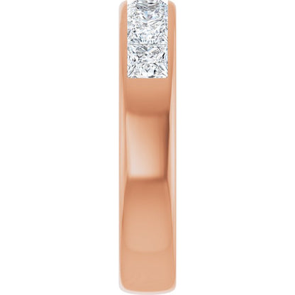 14K Rose Gold 2 3/4 CTW Natural Diamond Band