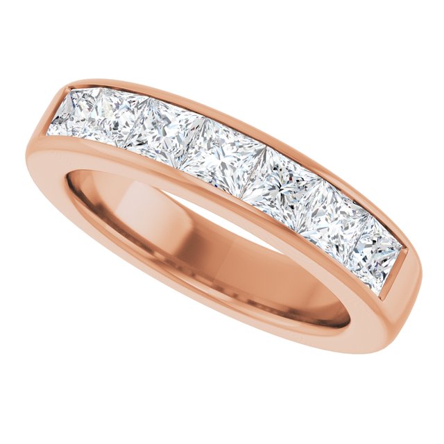 14K Rose Gold 2 3/4 CTW Natural Diamond Band