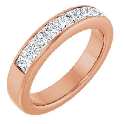 14K Rose Gold 1 3/4 CTW Natural Diamond Band