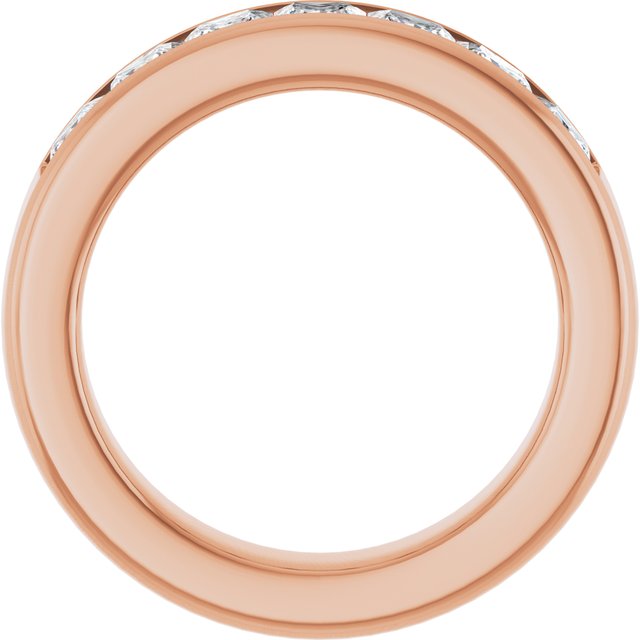 14K Rose Gold 2 3/4 CTW Natural Diamond Band
