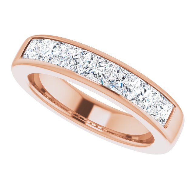 14K Rose Gold 2 1/8 CTW Natural Diamond Band