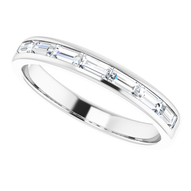 3/4 CTW Lab-Grown Diamond Band, 3.5 mm