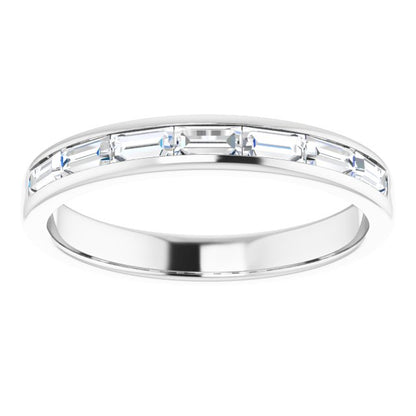 3/4 CTW Lab-Grown Diamond Band, 3.5 mm