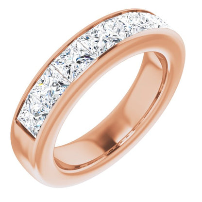 14K Rose Gold 3 3/4 CTW Natural Diamond Band