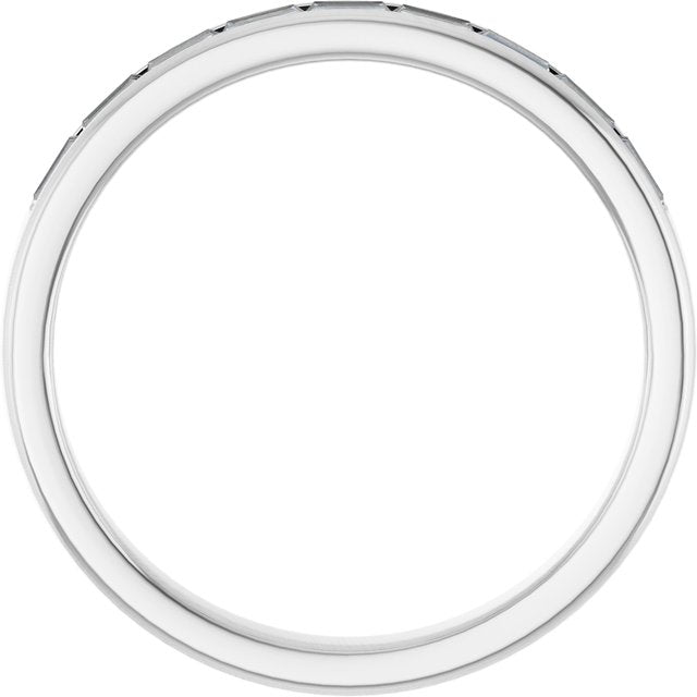 3/4 CTW Lab-Grown Diamond Band, 3.5 mm