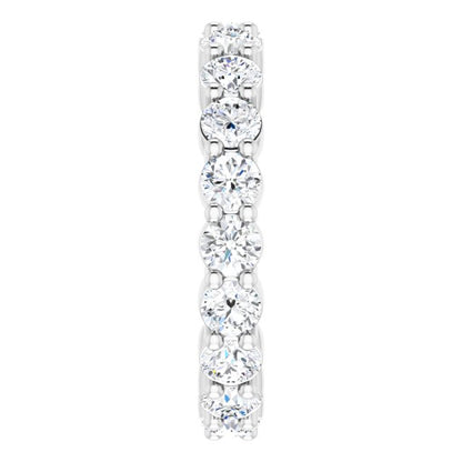 1 5/8 CTW Natural Diamond Eternity Band, 3.3 mm