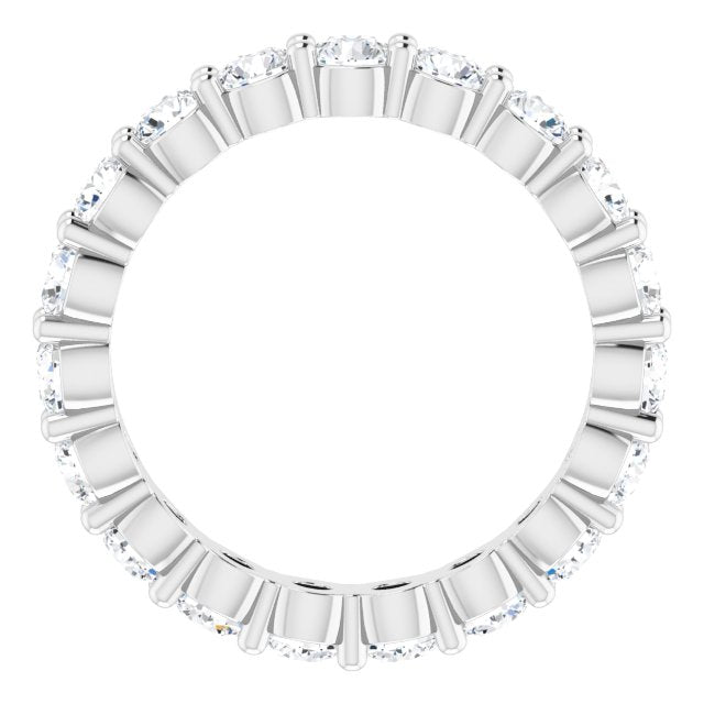 1 5/8 CTW Natural Diamond Eternity Band, 3.3 mm
