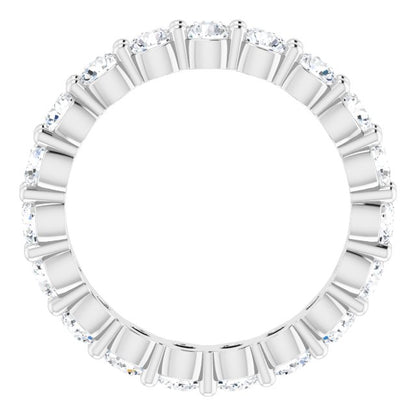 1 5/8 CTW Natural Diamond Eternity Band, 3.3 mm