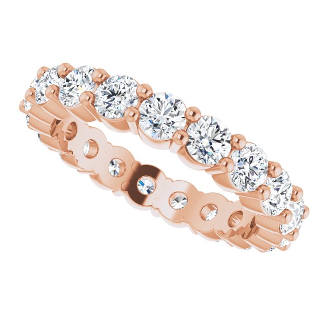 1 5/8 CTW Natural Diamond Eternity Band, 3.3 mm