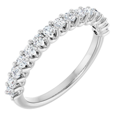 3/8 CTW Natural Diamond Anniversary Band, 2.47 mm