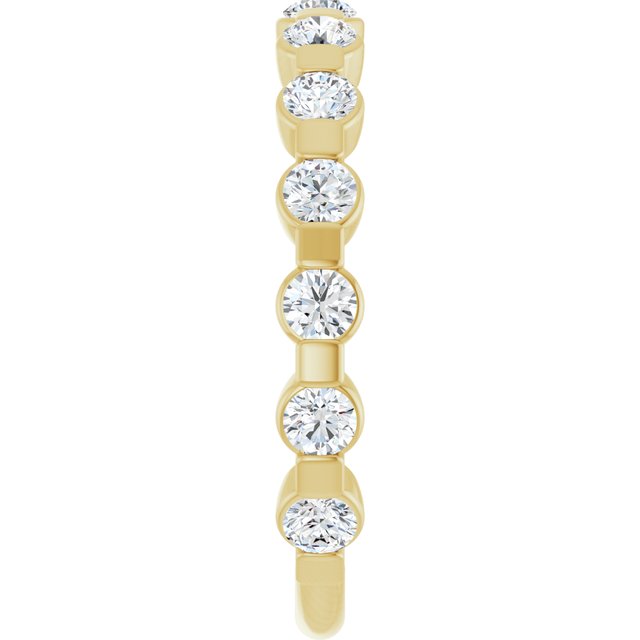 14K Yellow Gold 3/4 CTW Natural Diamond Anniversary Band, 3 mm