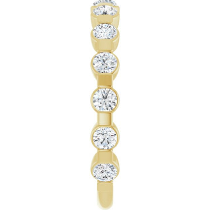 14K Yellow Gold 3/4 CTW Natural Diamond Anniversary Band, 3 mm