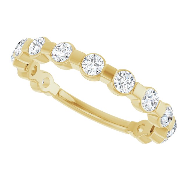 14K Yellow Gold 3/4 CTW Natural Diamond Anniversary Band, 3 mm