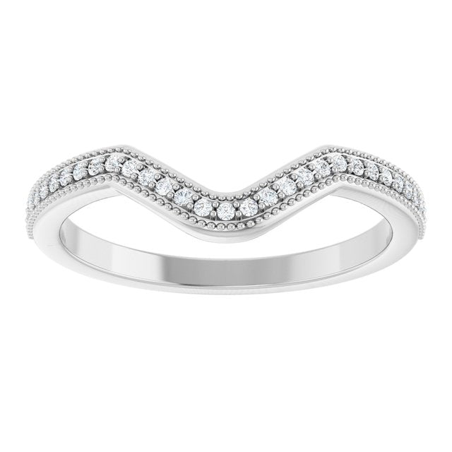 .07 CTW Natural Diamond Matching Band, 2.3 mm