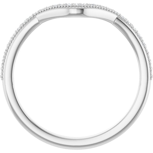 .07 CTW Natural Diamond Matching Band, 2.3 mm