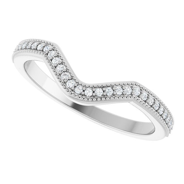 .07 CTW Natural Diamond Matching Band, 2.3 mm