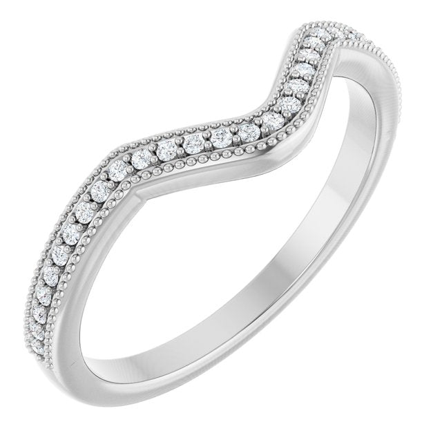.07 CTW Natural Diamond Matching Band, 2.3 mm