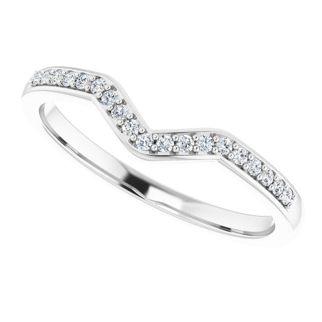 1/10 CTW Natural Diamond Matching Band, 2 mm