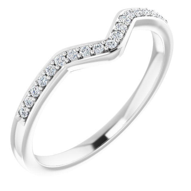 1/10 CTW Natural Diamond Matching Band, 2 mm