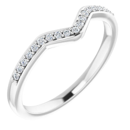 1/10 CTW Natural Diamond Matching Band, 2 mm
