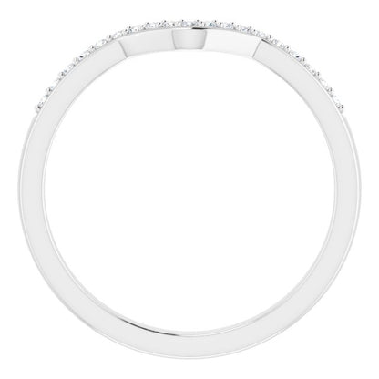 1/10 CTW Natural Diamond Matching Band, 2 mm
