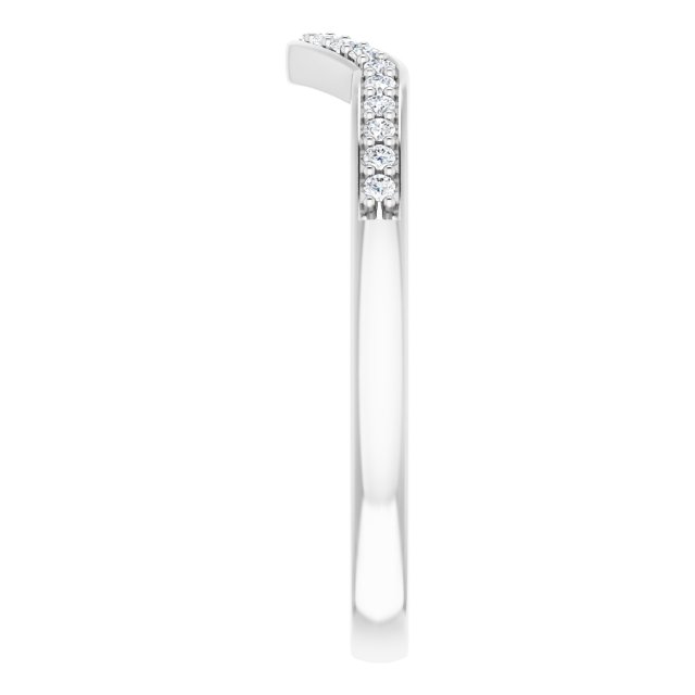 1/10 CTW Natural Diamond Matching Band, 2 mm