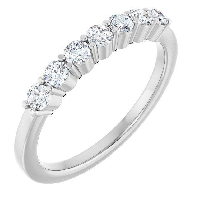 3/8 CTW Natural Diamond Anniversary Band, 2.5 mm
