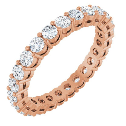 1 1/2 CTW Natural Diamond Eternity Band, 2.7 mm
