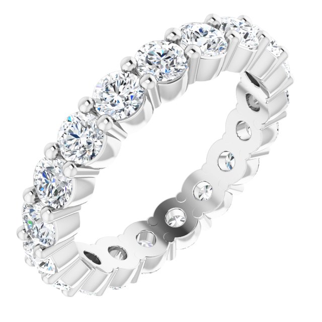 1 5/8 CTW Natural Diamond Eternity Band, 3.3 mm