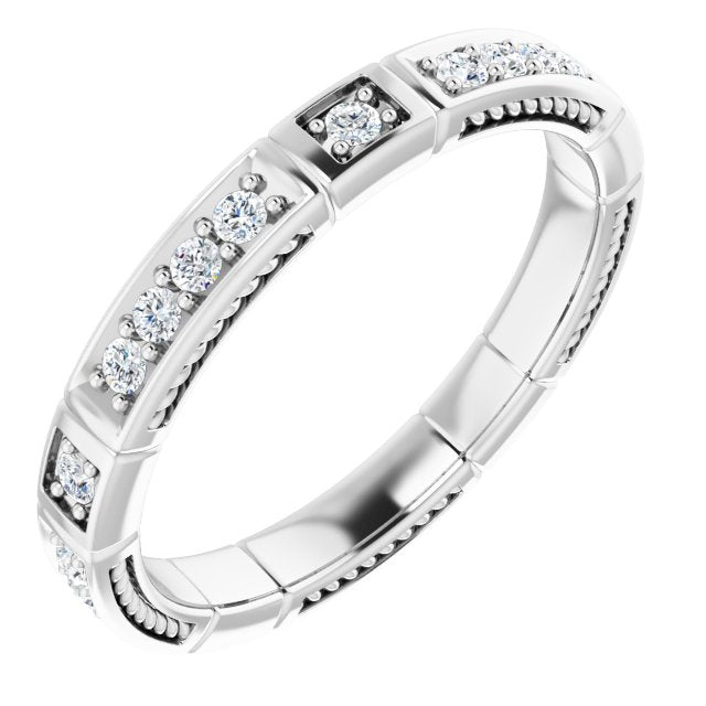 1/5 CTW Diamond Eternity Band, 2.4 x 19.65 mm
