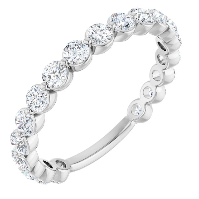 1 1/6 CTW Natural Diamond Anniversary Band, 2.8 mm