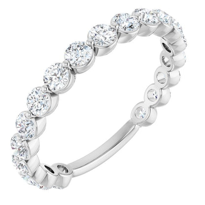 1 1/6 CTW Natural Diamond Anniversary Band, 2.8 mm