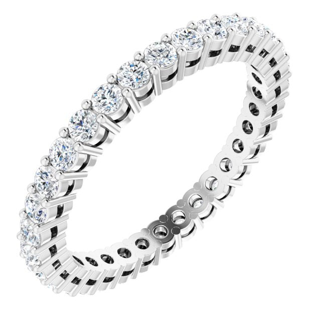 1 CTW Natural Diamond Eternity Band, 2.2 mm