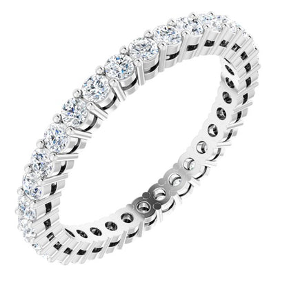 1 CTW Natural Diamond Eternity Band, 2.2 mm