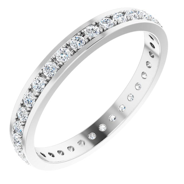 1/2 CTW Natural Diamond Eternity Band, 2.9 mm