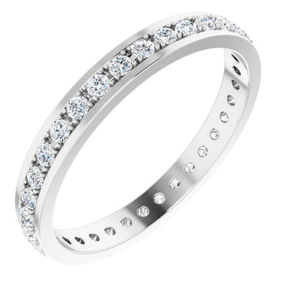1/2 CTW Natural Diamond Eternity Band, 2.9 mm
